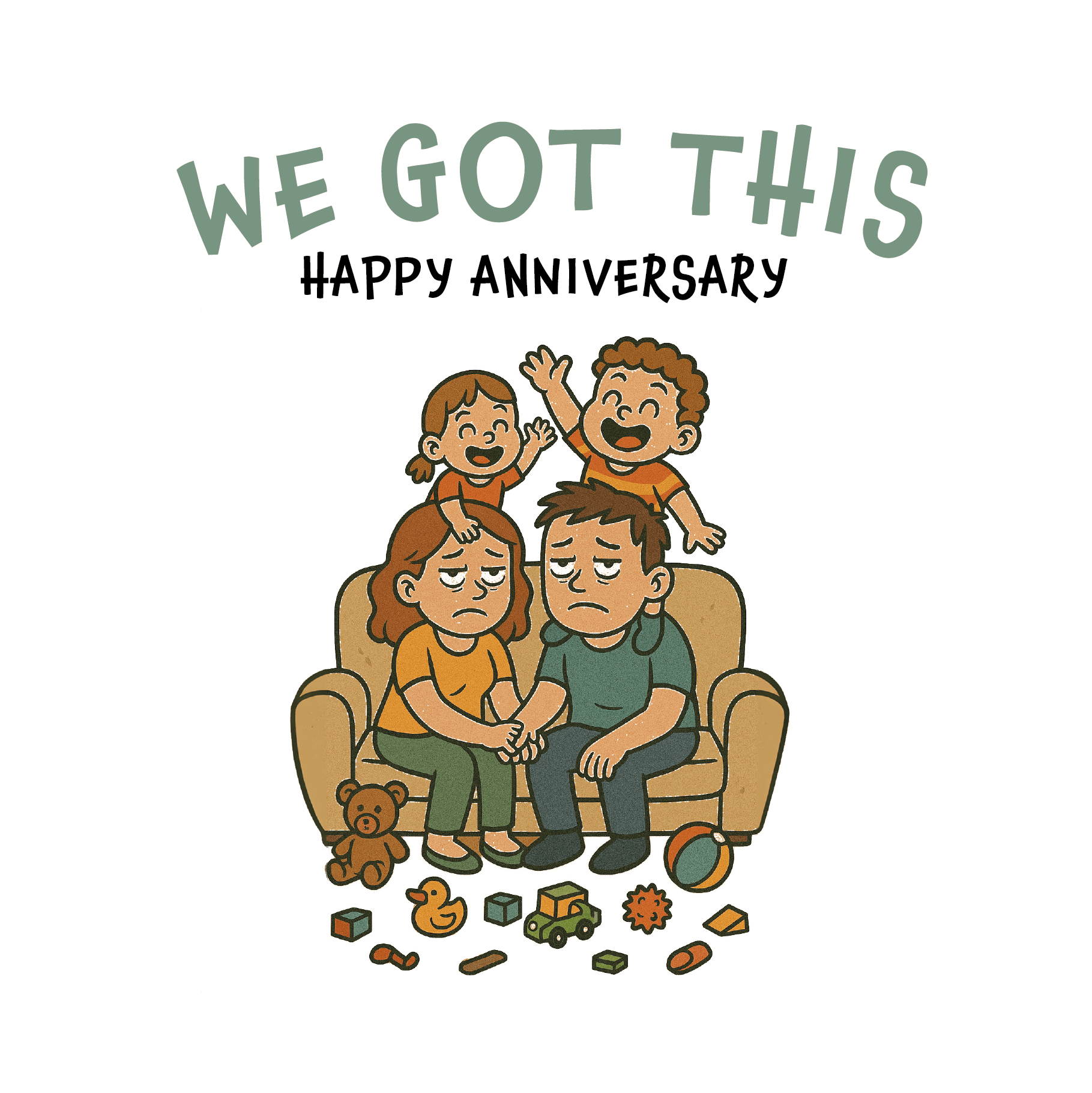 We Got This Anniversary Card