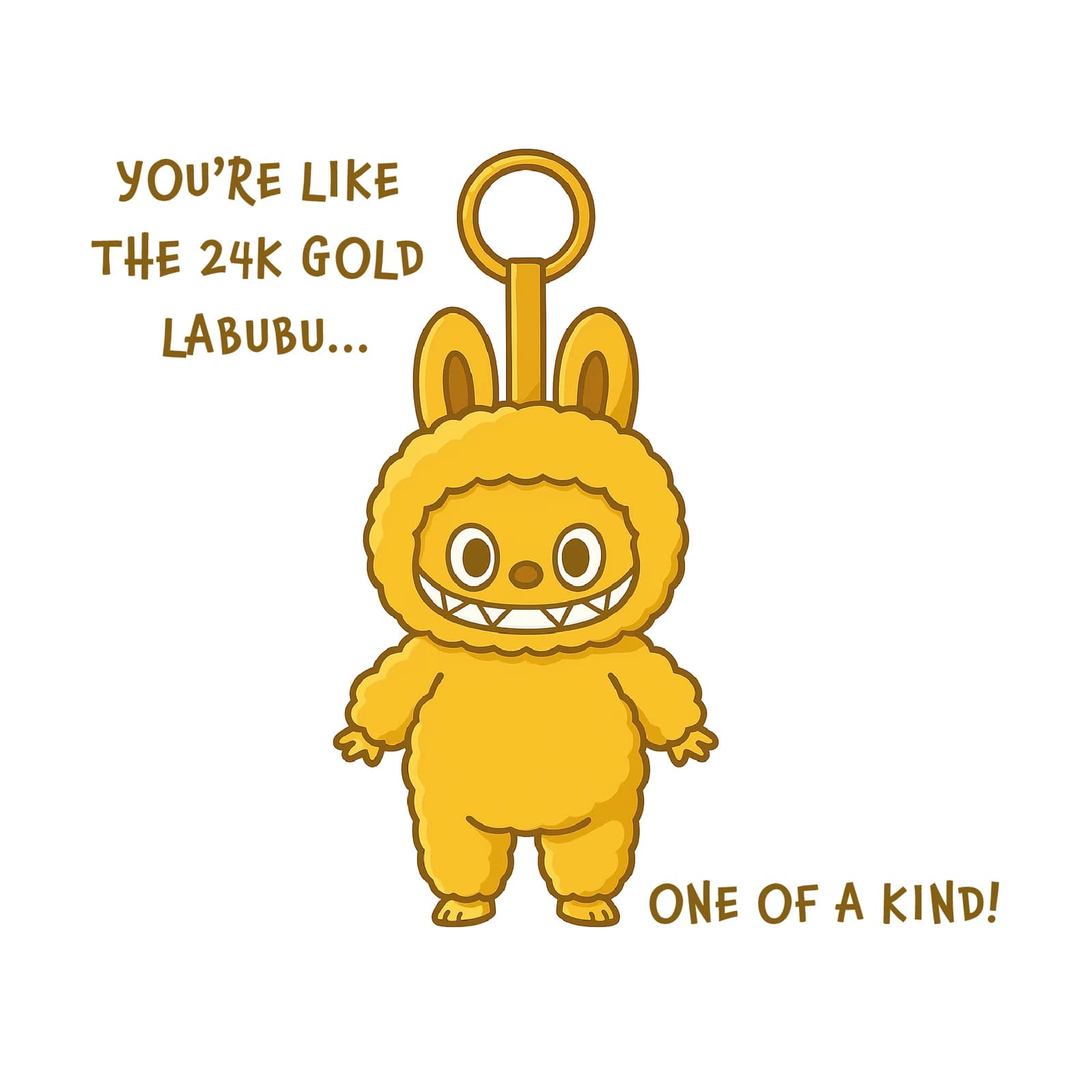 Labubu Pop Mart Friendship Card
