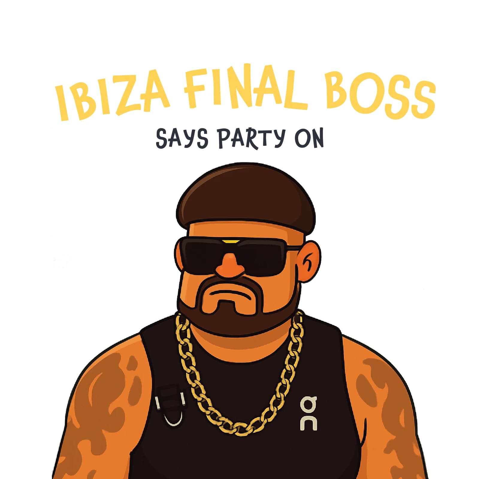 Ibiza Final Boss Meme Birthday Card