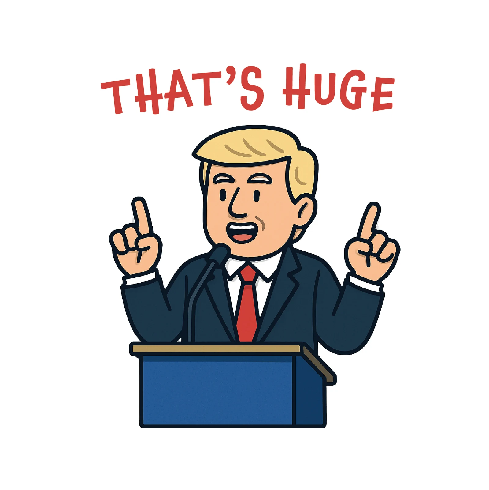 Donald Trump Caricature 'That's Huge'