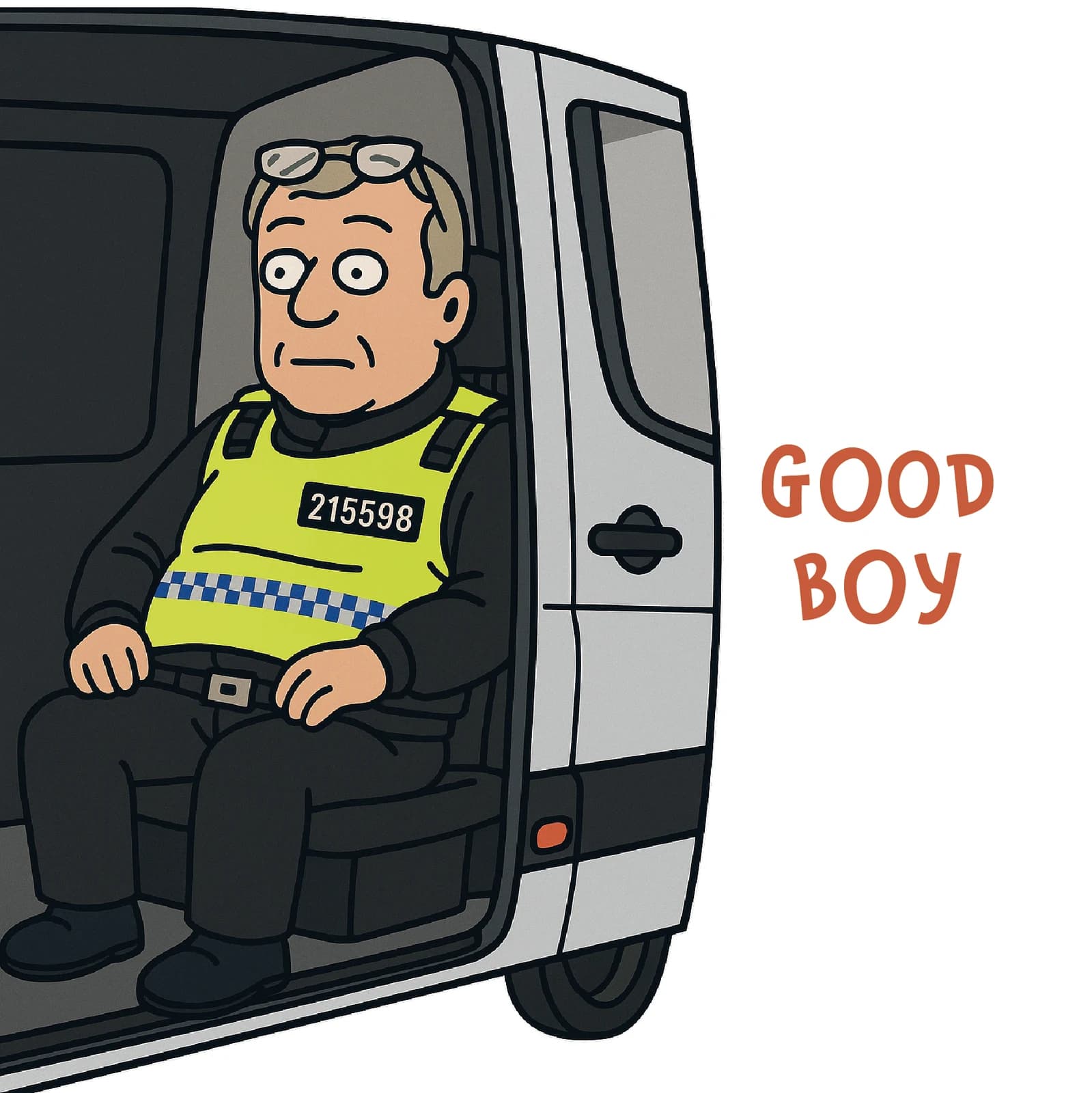 British Police Officer Humour Card