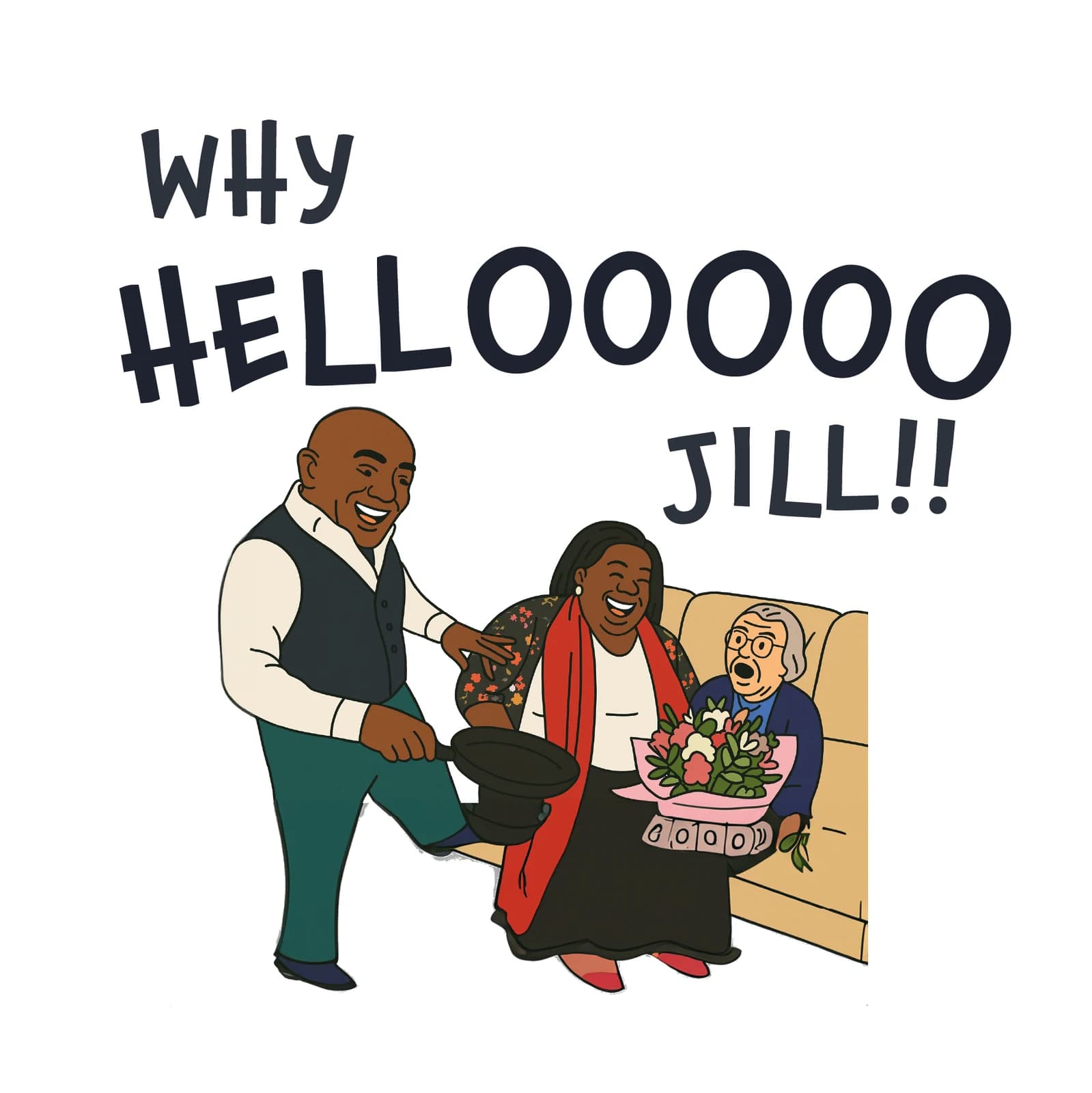 Why Hellooooo Jill Celebration Card