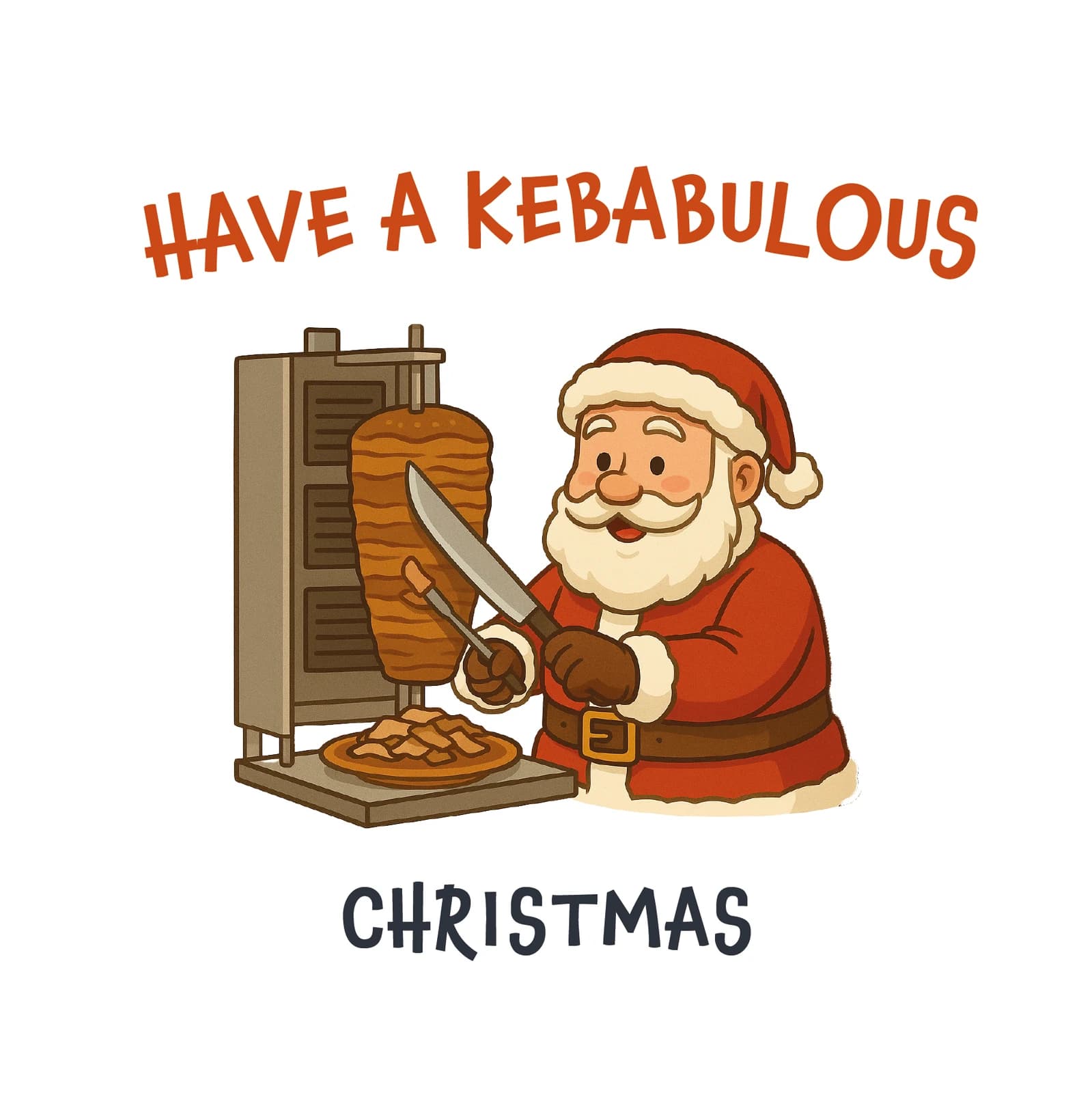 Kebabulous Christmas Card