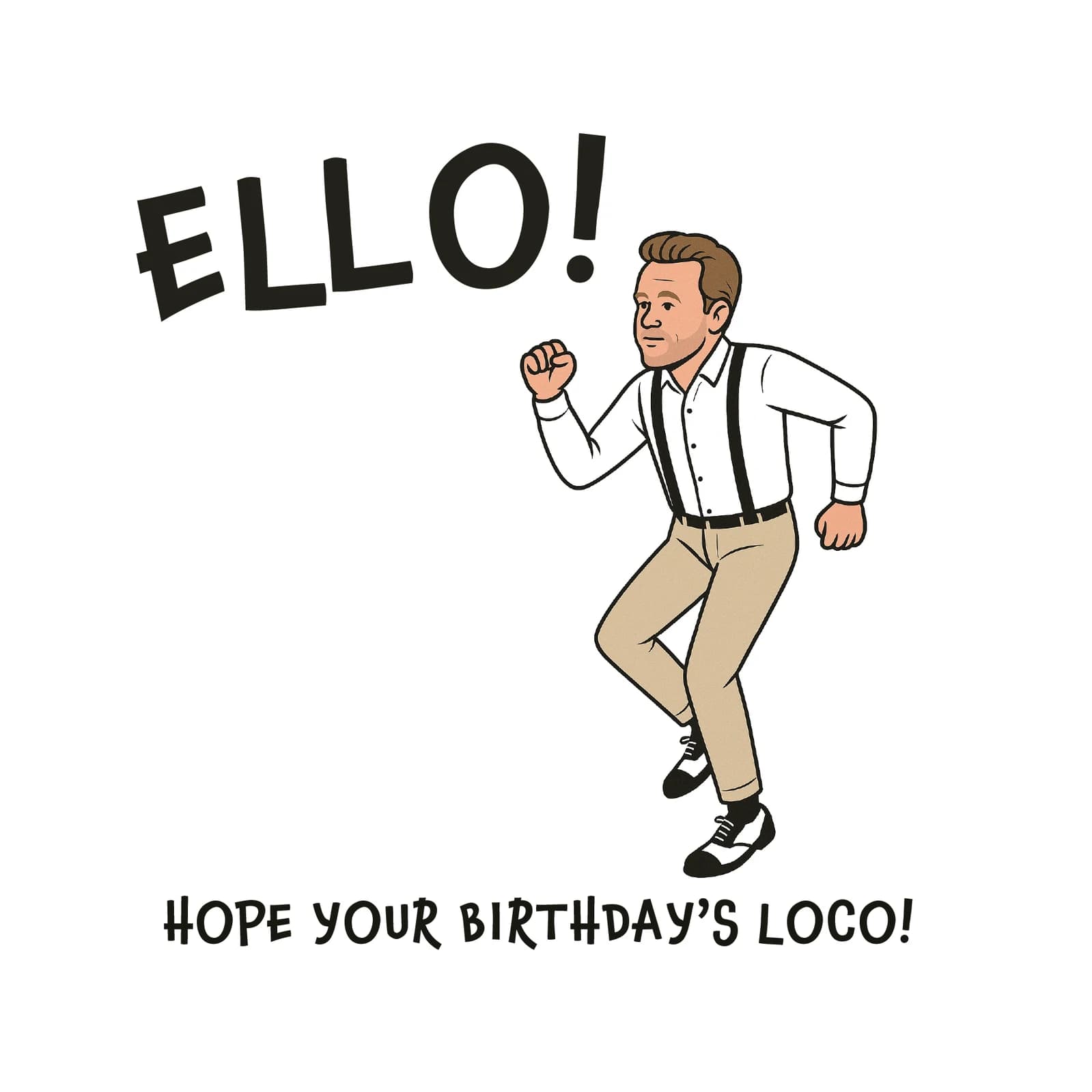 Olly Murs Inspired Birthday Card