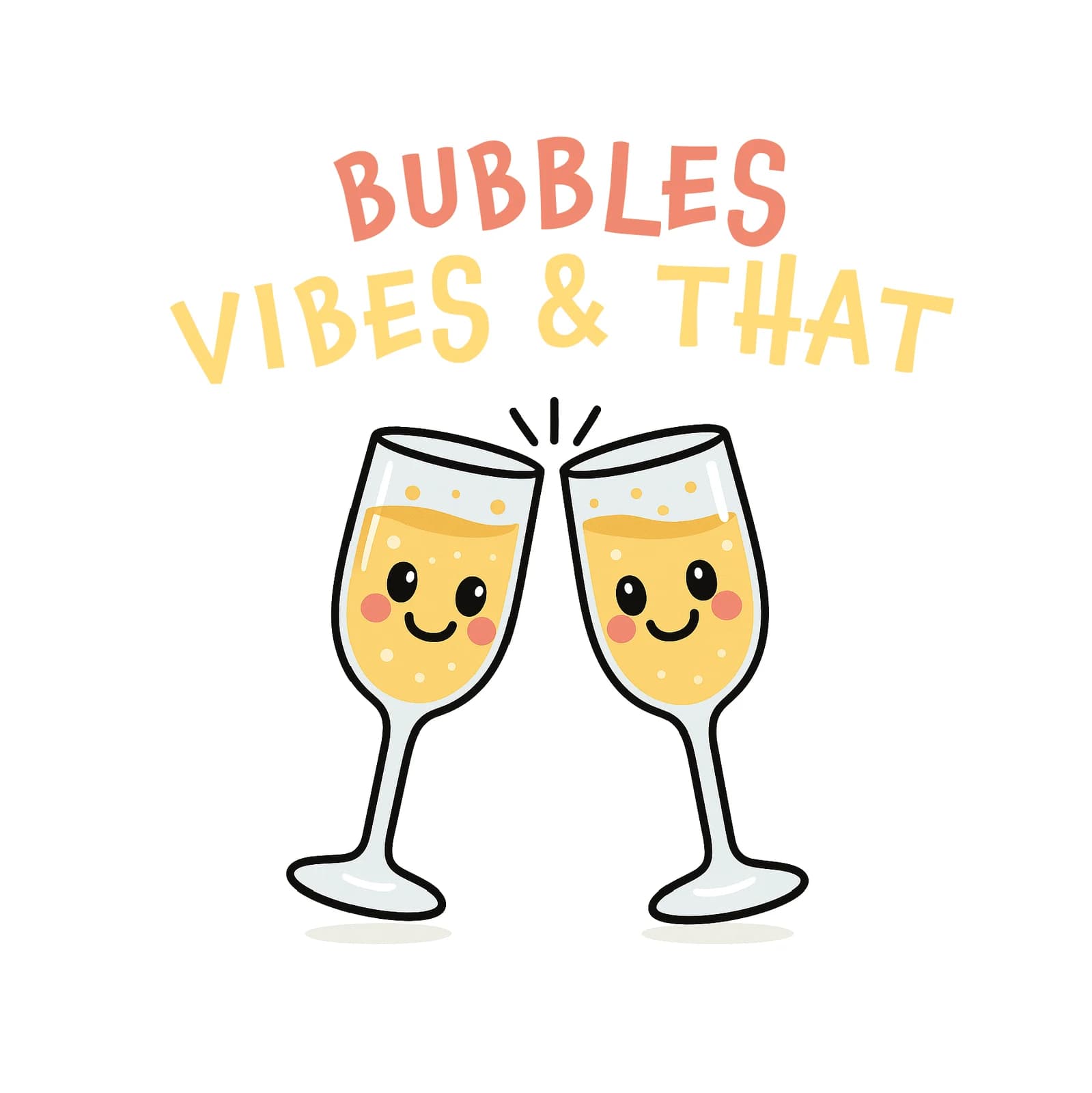 Bubbles Vibes & That Celebration Card