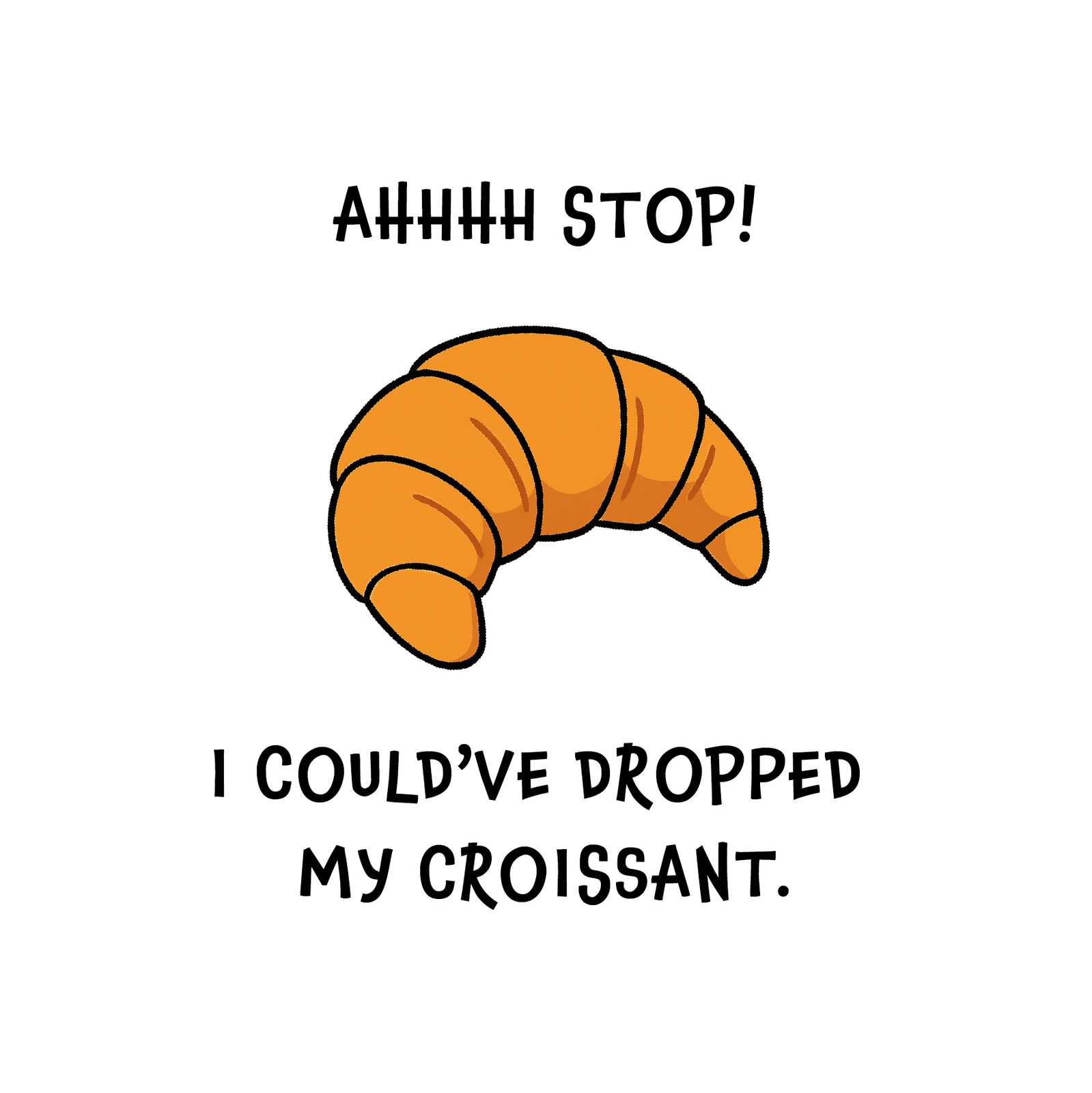 Dropped My Croissant Viral Meme