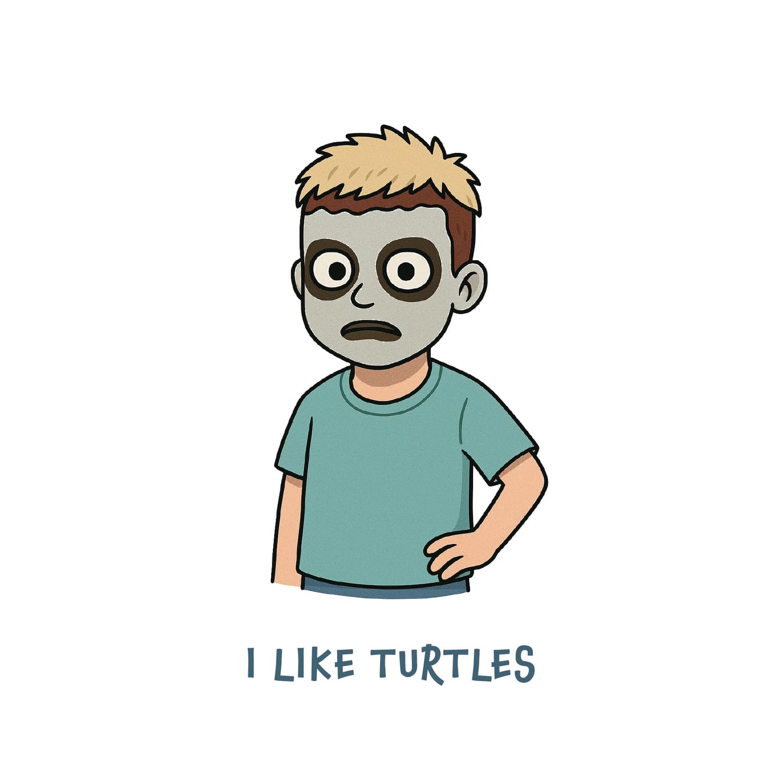 I Like Turtles Viral Meme Card